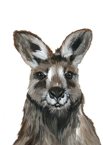 Australian Wildlife Kangaroo Art