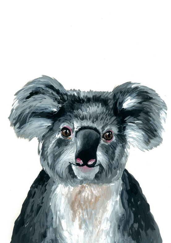 Emma Crupi Koala Paintings  Adorable Artwork of Australian Wildlife –  emmacrupiart