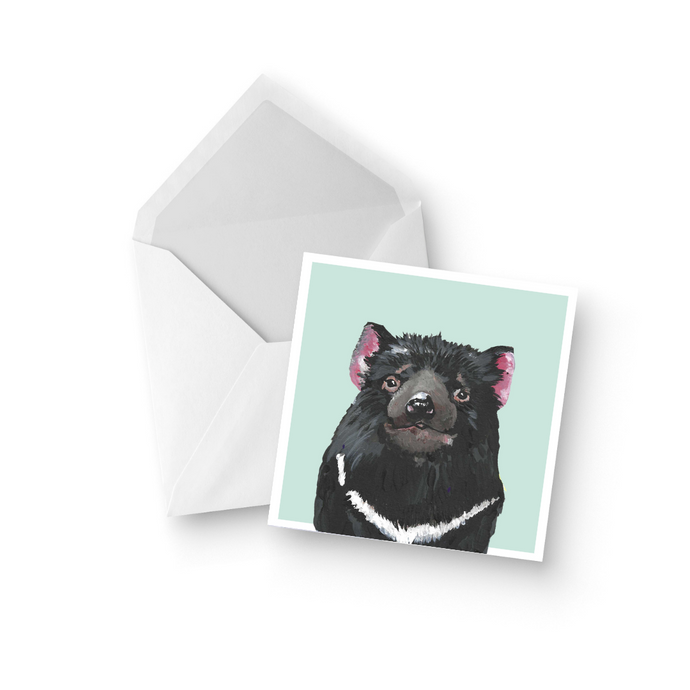 Australian Wildlife Tasmanian Devil Greeting Card