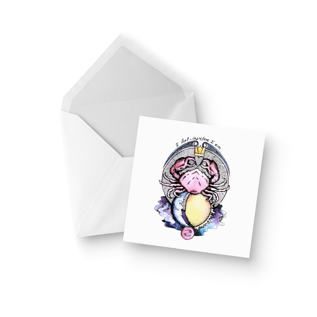 Cancer Zodiac Greeting Card