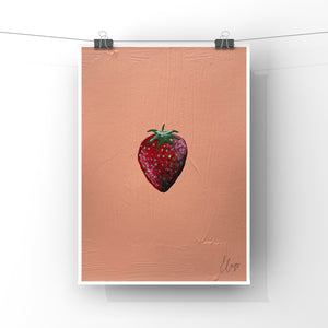 Strawberry Mini Painting
