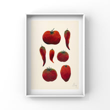 Load image into Gallery viewer, Tomatoes and Chillies Print