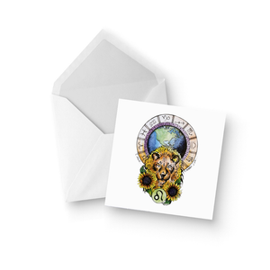 Leo Zodiac Greeting Card