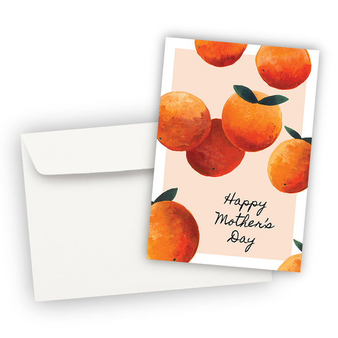 Happy Mother's Day Oranges Greeting Card