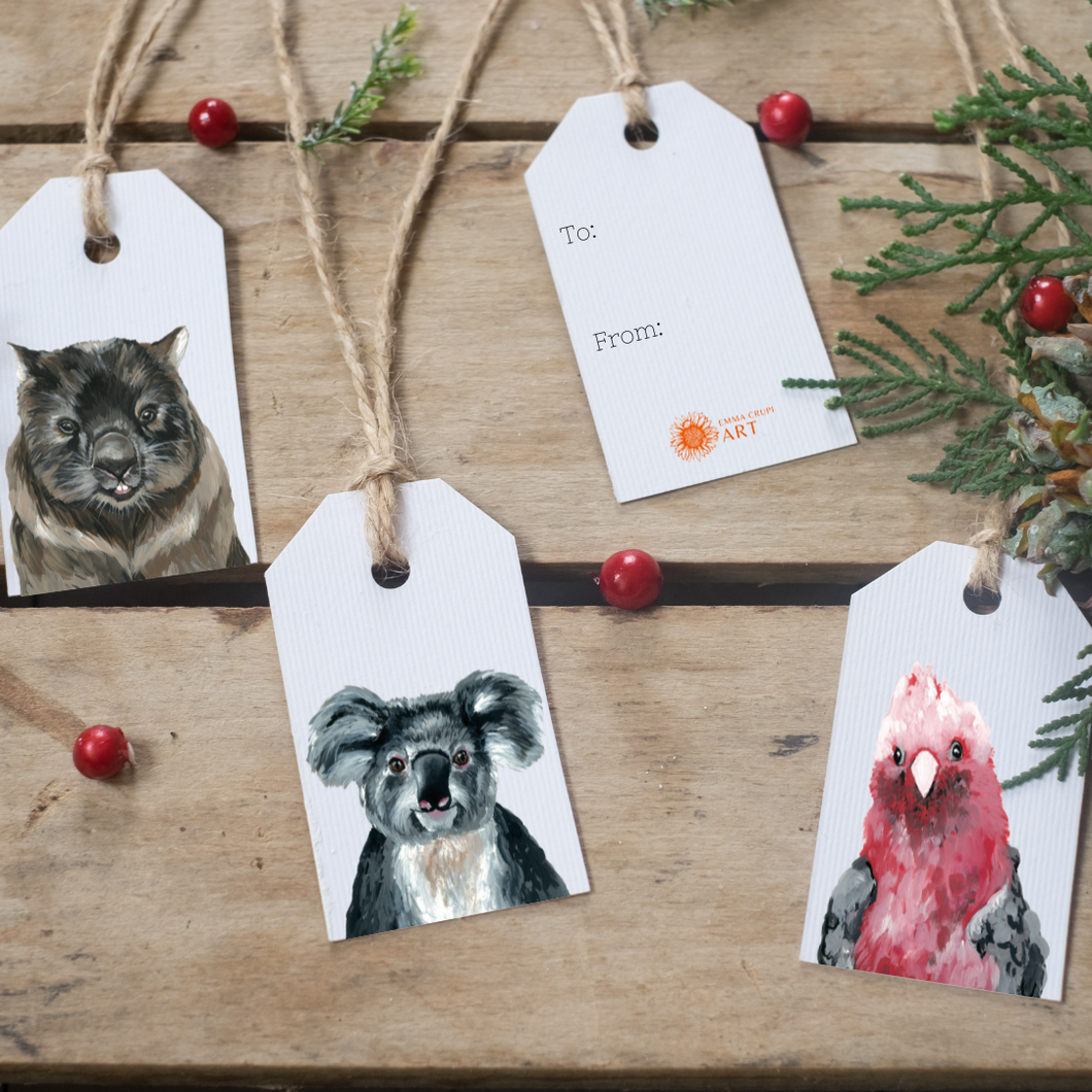 Wildlife Gift Tags Assorted 5 Pack