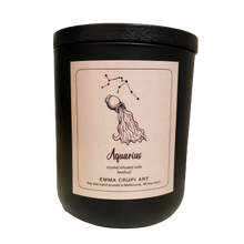 Load image into Gallery viewer, Aquarius Zodiac Soy Candle
