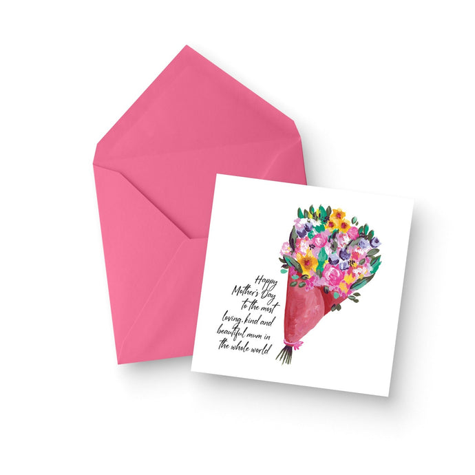 Flower Bunch Mother's Day Greeting Card