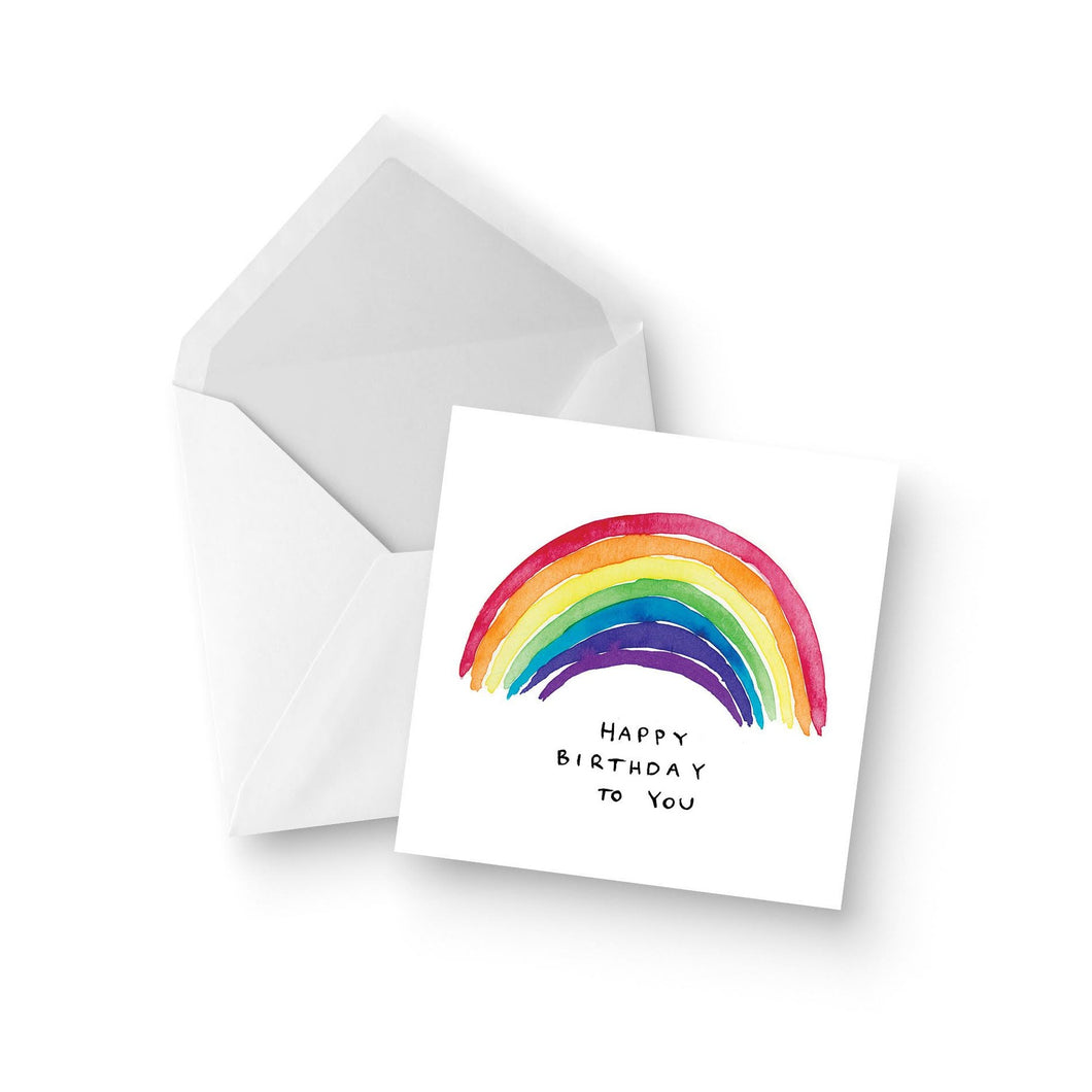 Birthday Rainbow Greeting Card