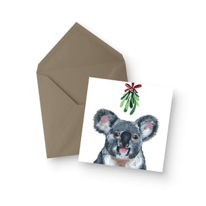 Koala Christmas Greeting Card