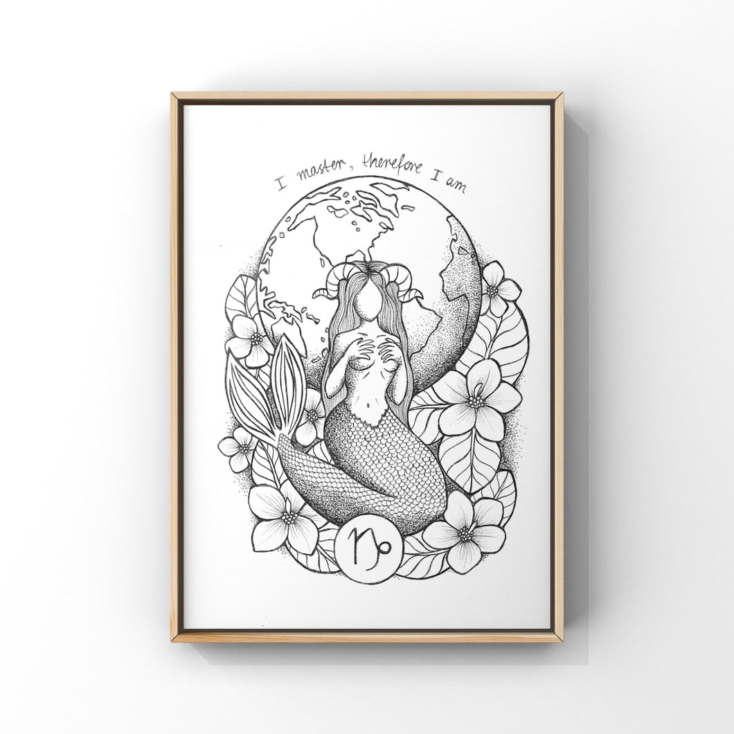 Zodiac Print Capricorn