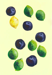 When Life Gives You Lemons, Limes & Plums | Art Prints